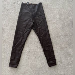 Never worn !! Windsor brown faux leather leggings
